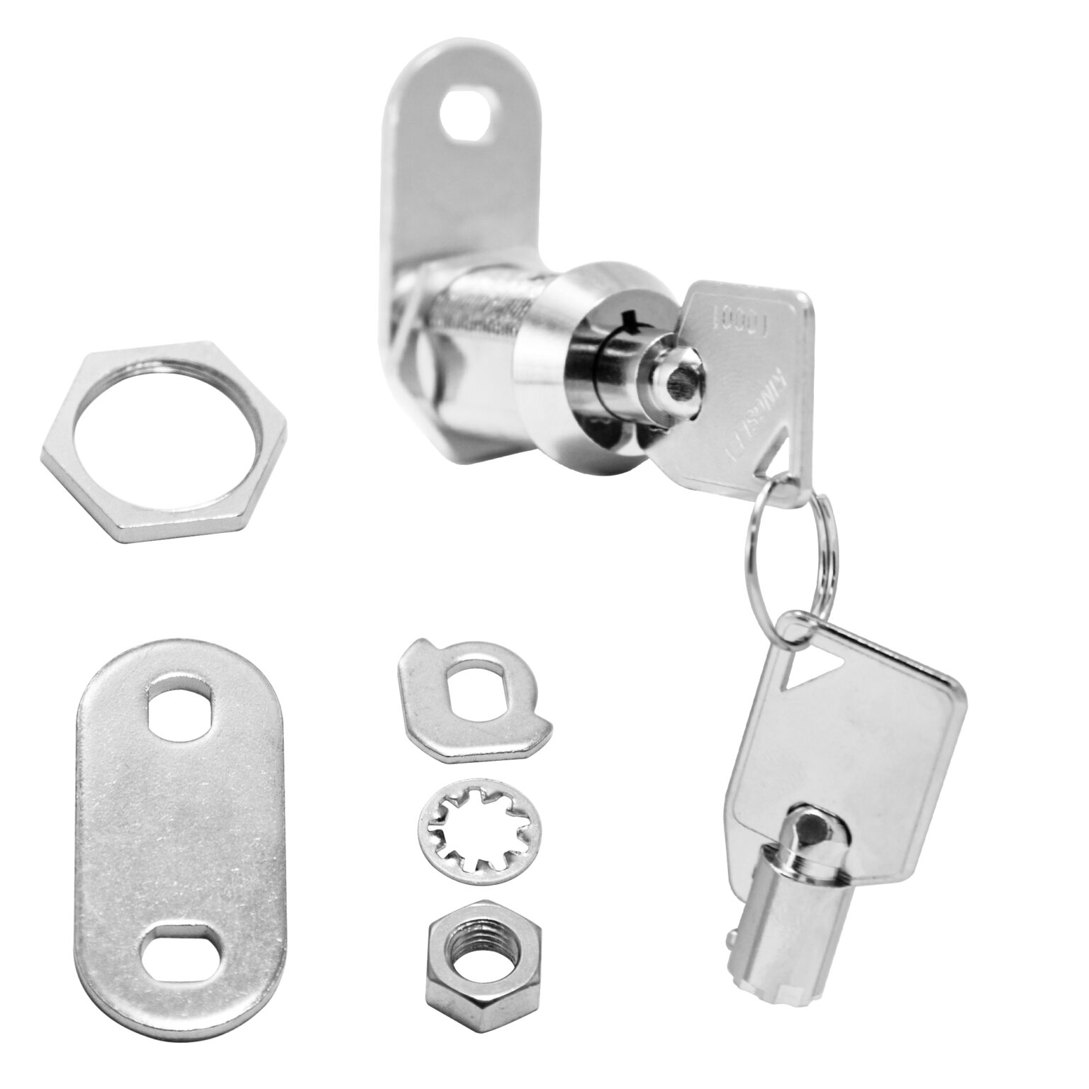 Kingsley Tubular Cam Lock With Cylinderchrome Finish Keyed Alike