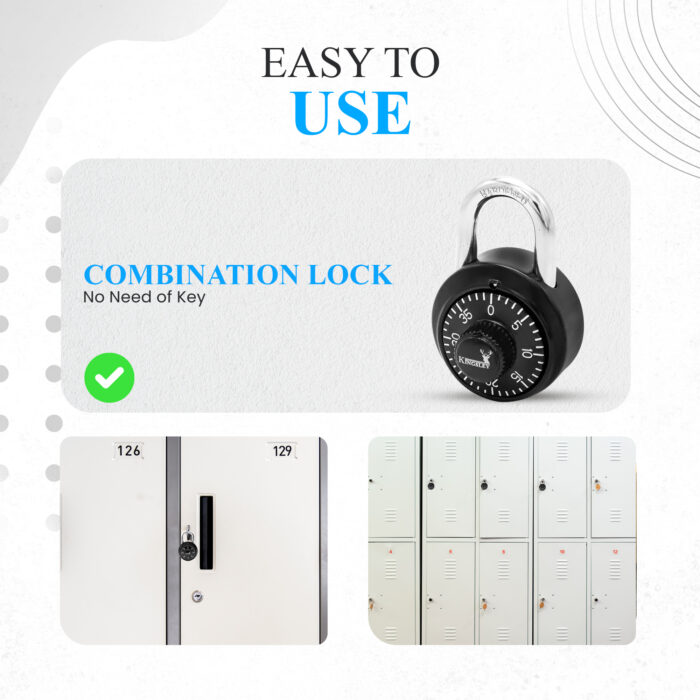 Easy to use combo lock