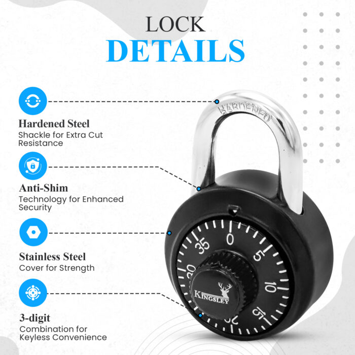 lock details for combo lock